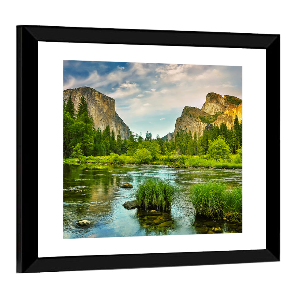 Merced River at Yosemite Valley Wall Art