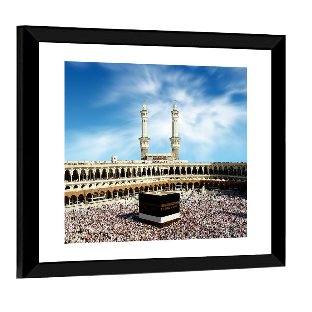 Kaaba at Masjid Al-haram Wall Art