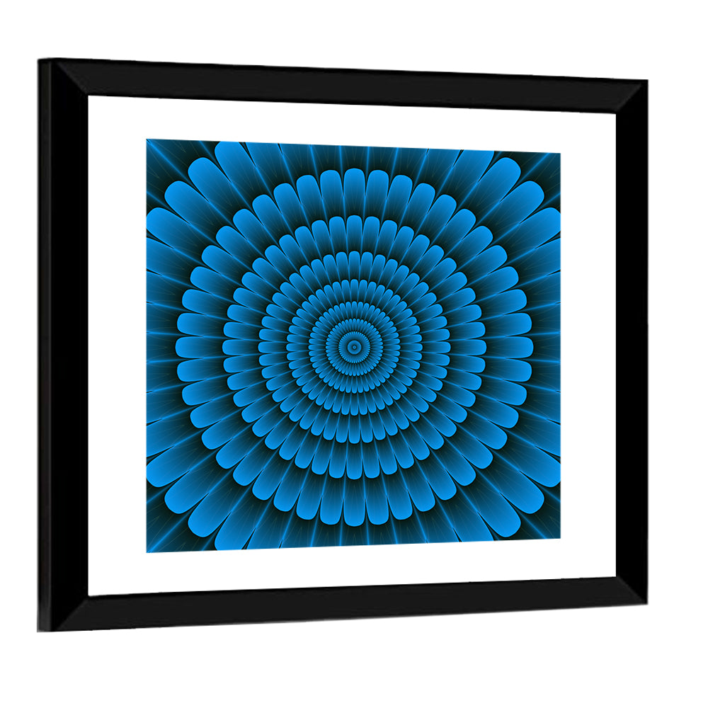 Psycho Floral Mandala Wall Art