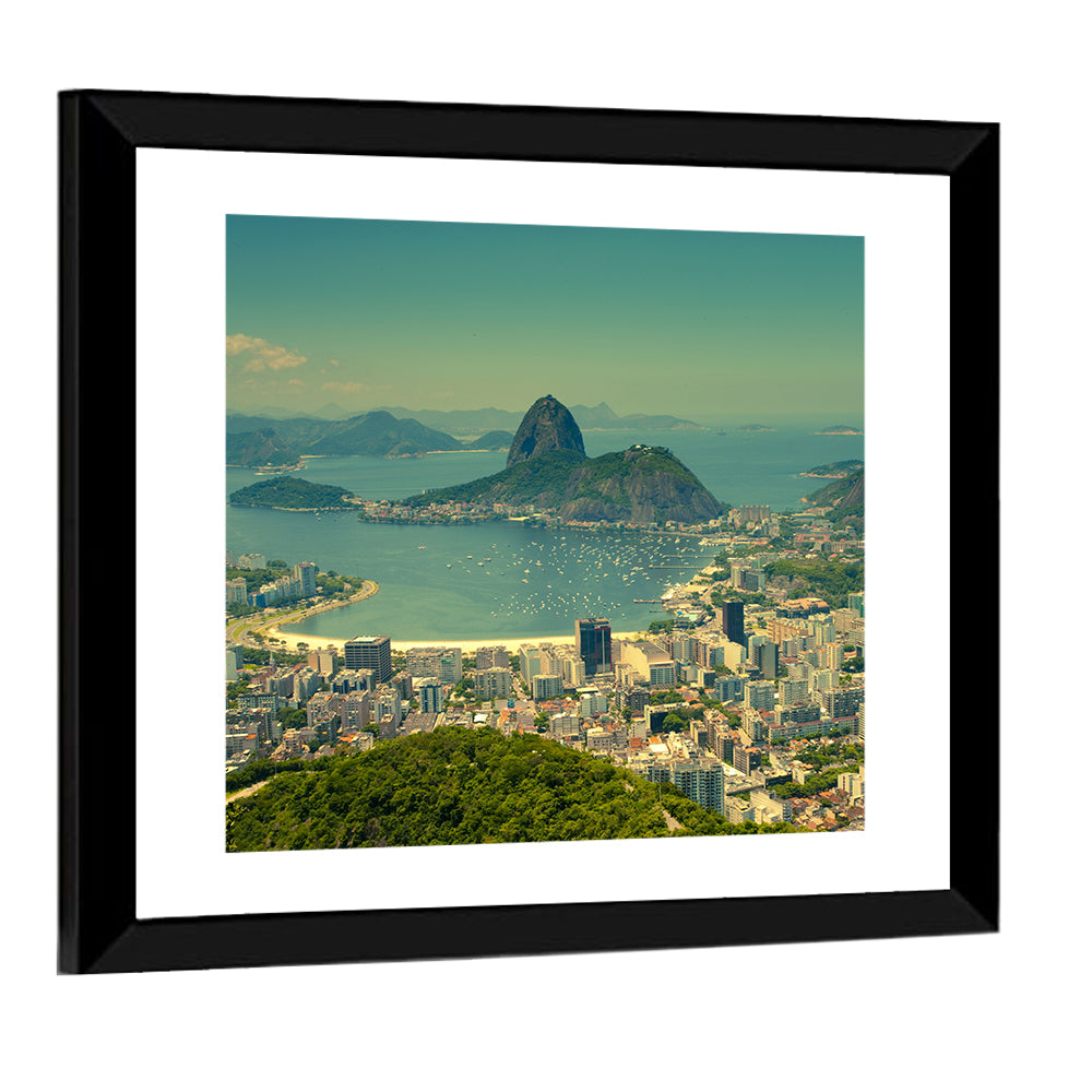Sugarloaf Mountain Over Guanabara Bay Wall Art