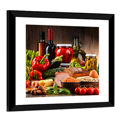 Rustic Organic Market Still Life Wall Art