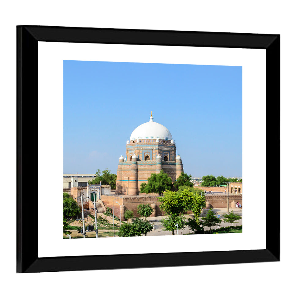 Shah Rukn-e-alam Tomb, Multan Wall Art
