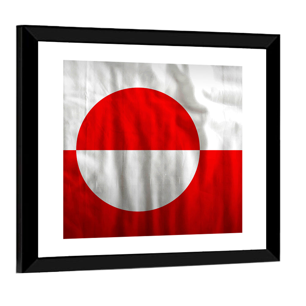 Greenland Flag Wall Art