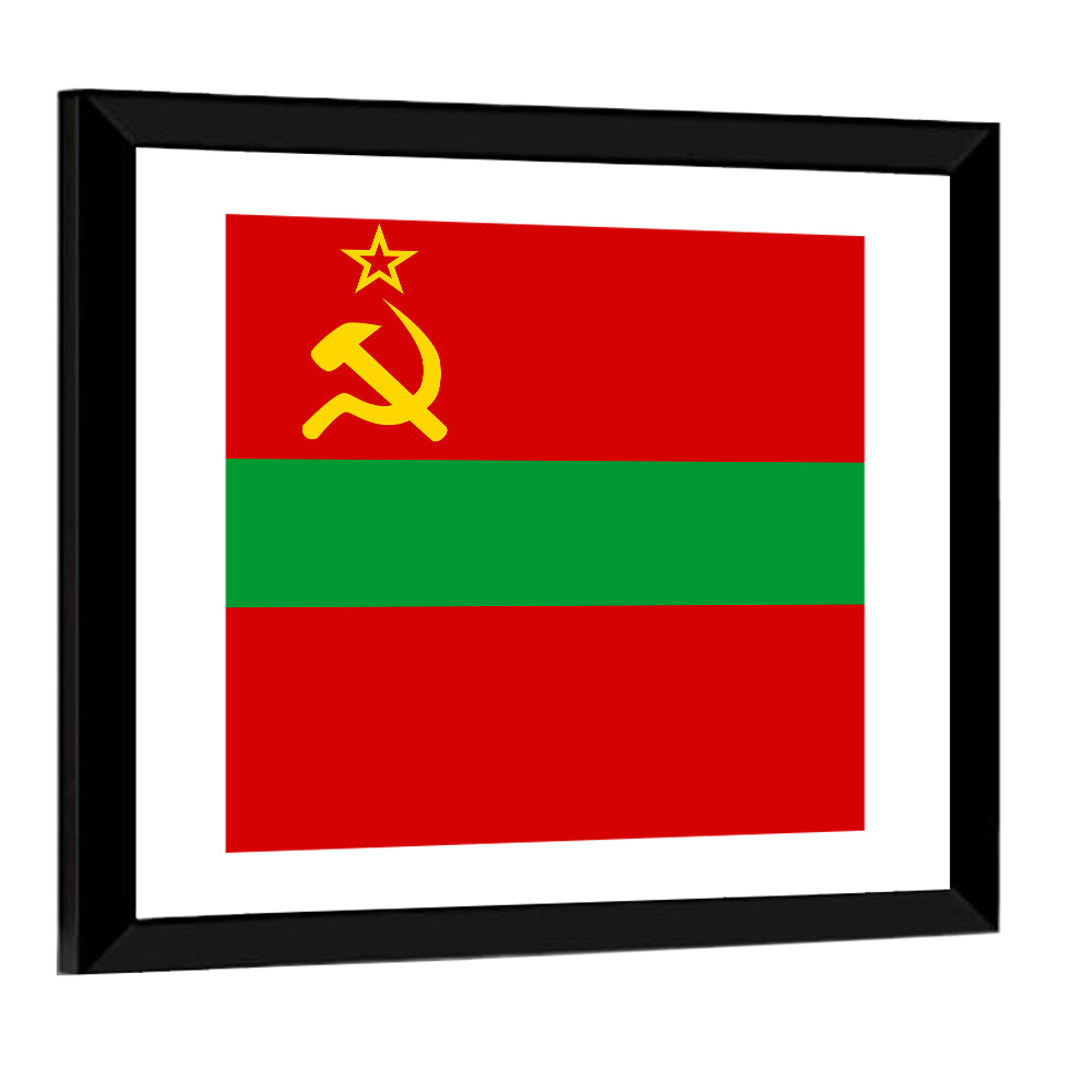 Flag Of Transnistria Wall Art