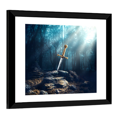 Sword In The Stone Wall Art