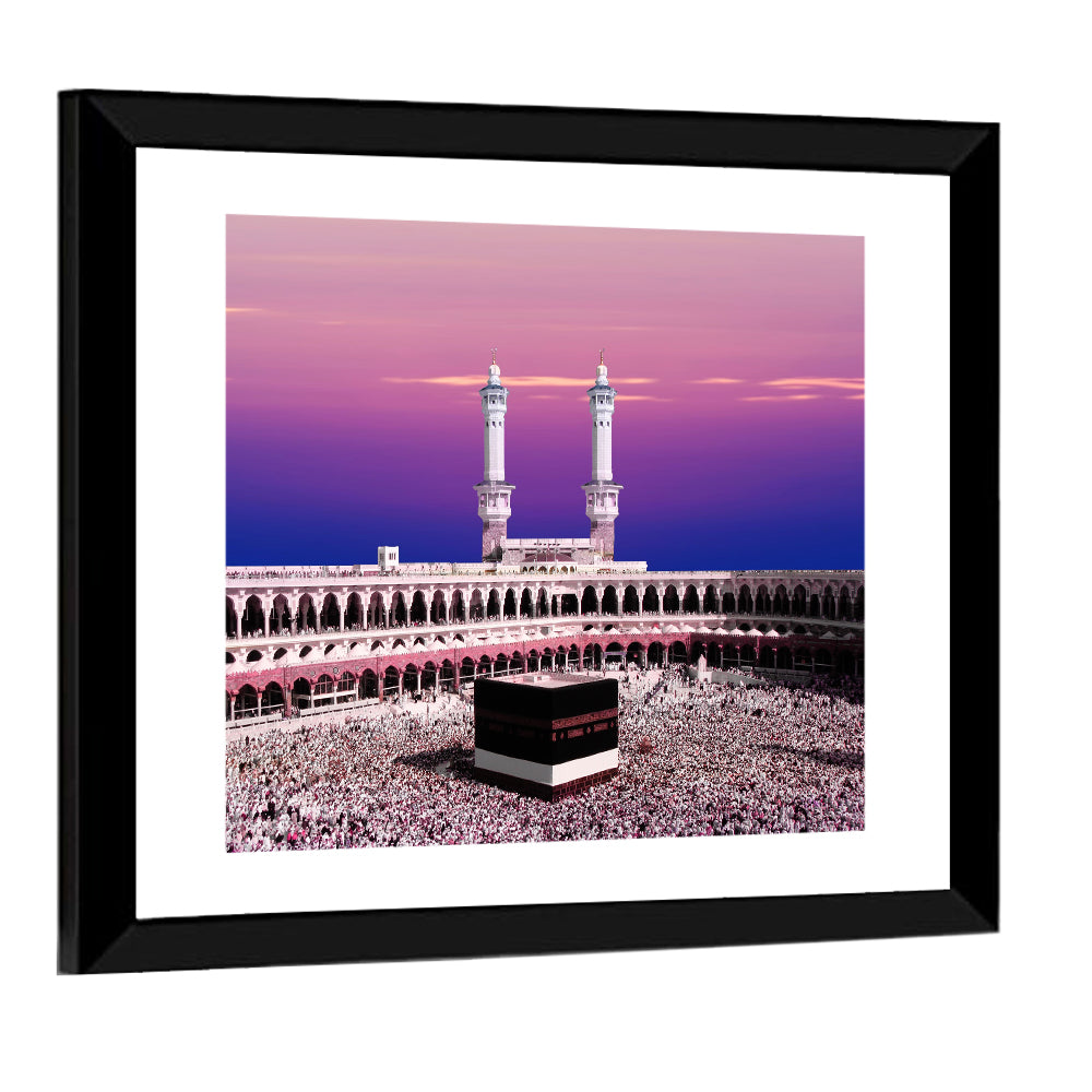 Kaaba at Twilight Wall Art