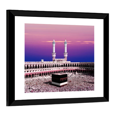 Kaaba at Twilight Wall Art