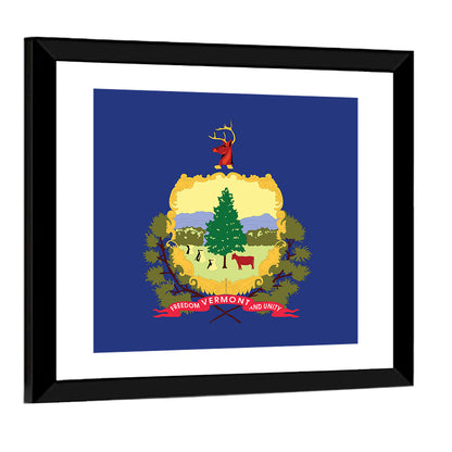 Flag Of Vermont Wall Art