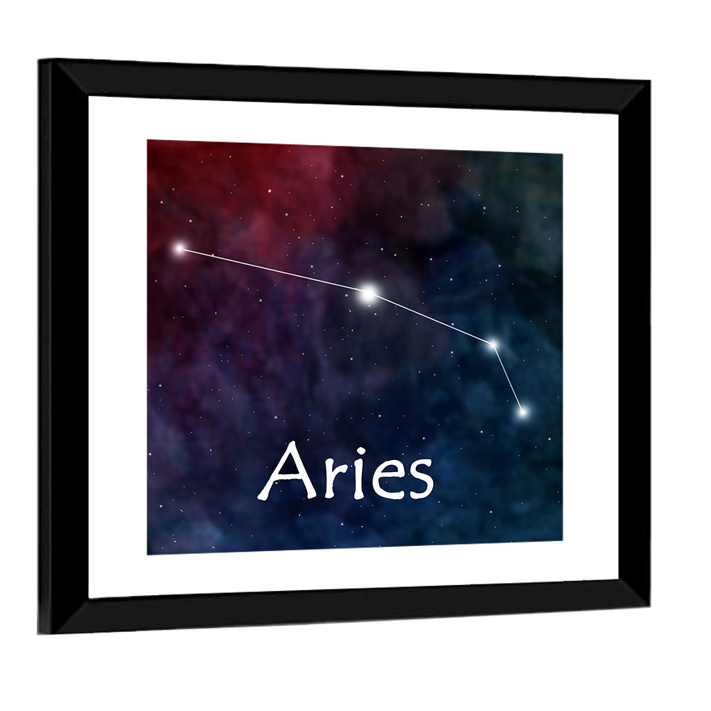 Aries Constellation Nebula Wall Art