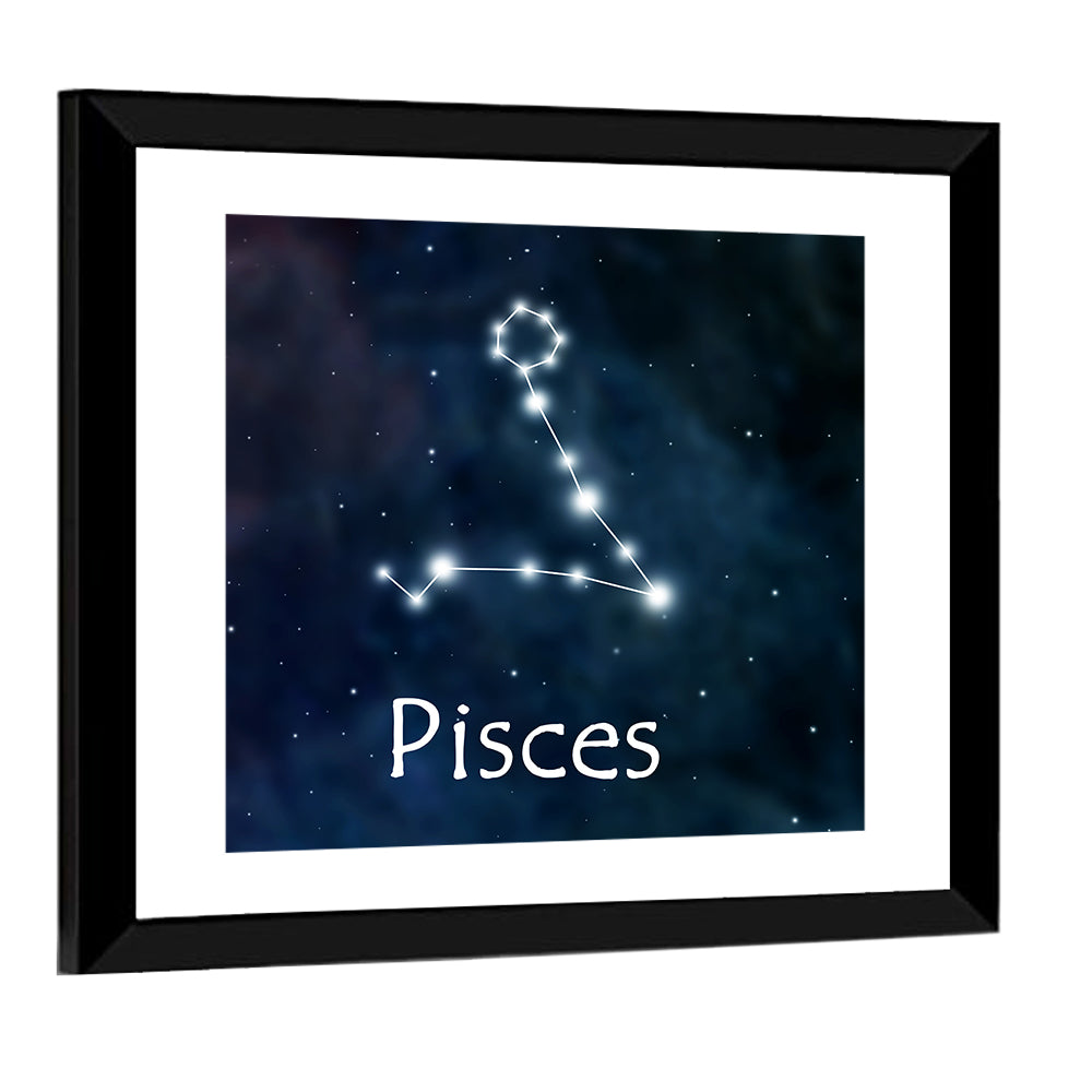 Pisces Constellation Wall Art