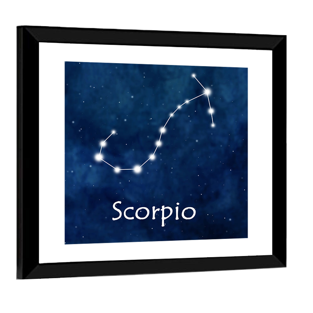 Scorpio Constellation Wall Art