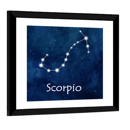 Scorpio Constellation Wall Art