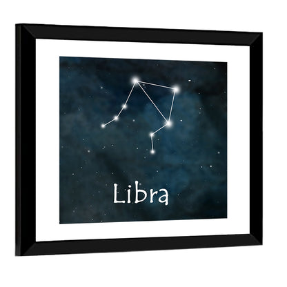 Libra Constellation Wall Art