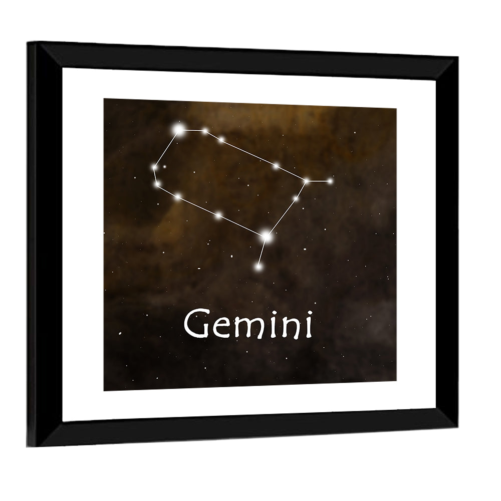 Gemini Constellation Wall Art