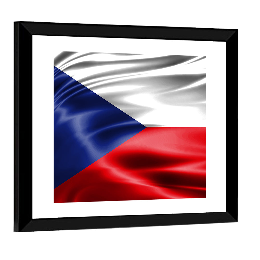 Czech Republic Flag Wall Art