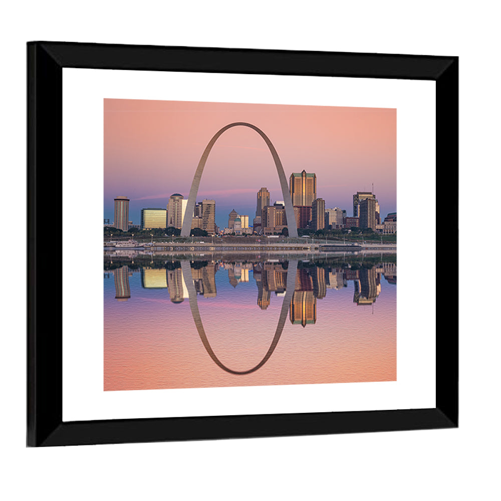 St Louis Gateway Arch Skyline Wall Art