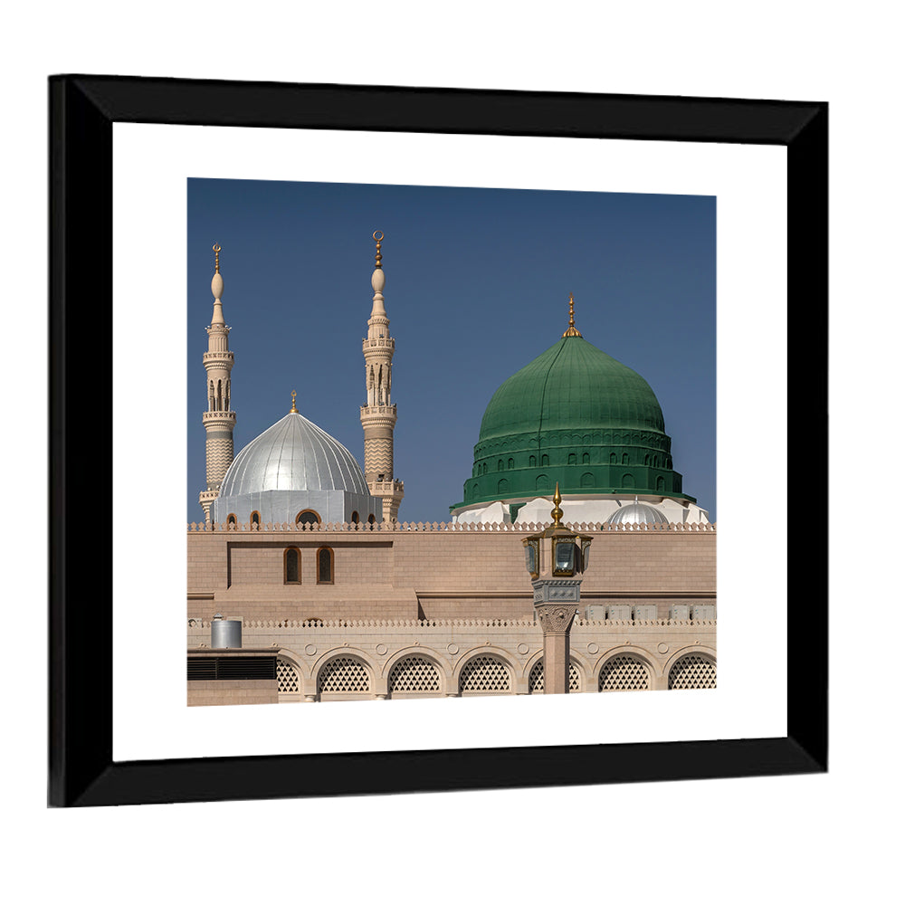 Green Dome of Al-masjid An-nabawi Wall Art