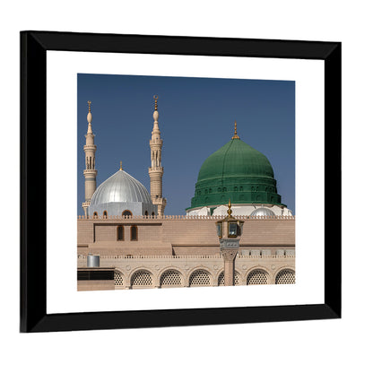 Green Dome of Al-masjid An-nabawi Wall Art