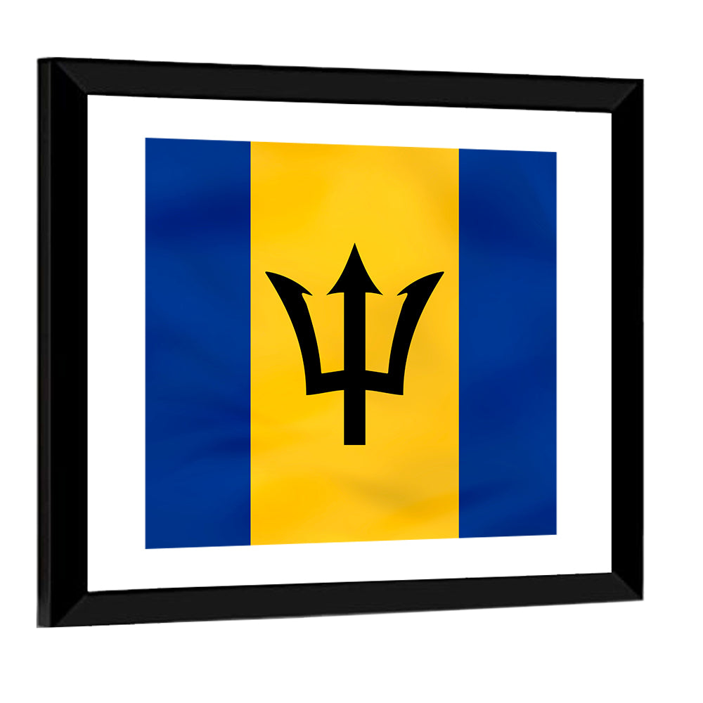 Barbados National Flag Wall Art