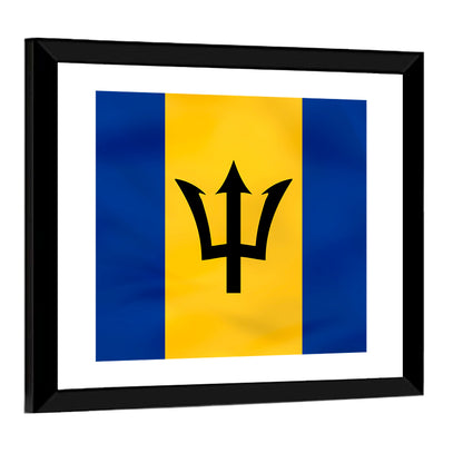 Barbados National Flag Wall Art