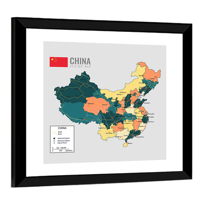 China Map Wall Art