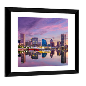 Baltimore Skyline Wall Art