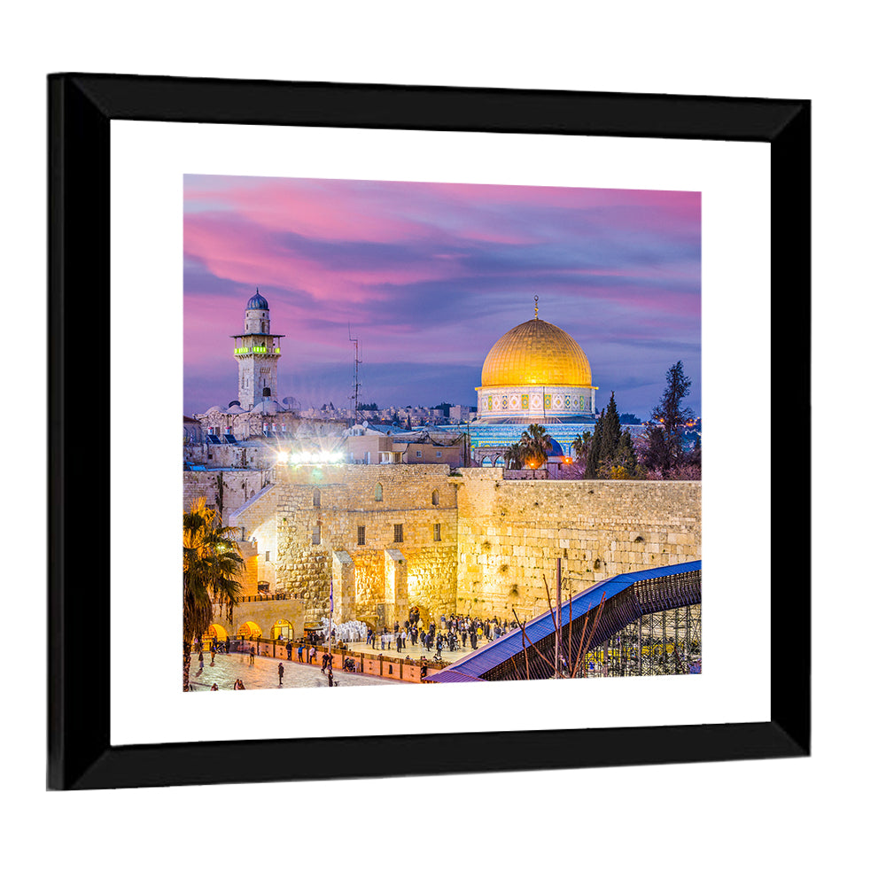 Temple Mount and Western , Jerusalem Wall Art