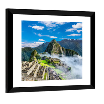Machu Picchu Among Mountain Clouds Wall Art