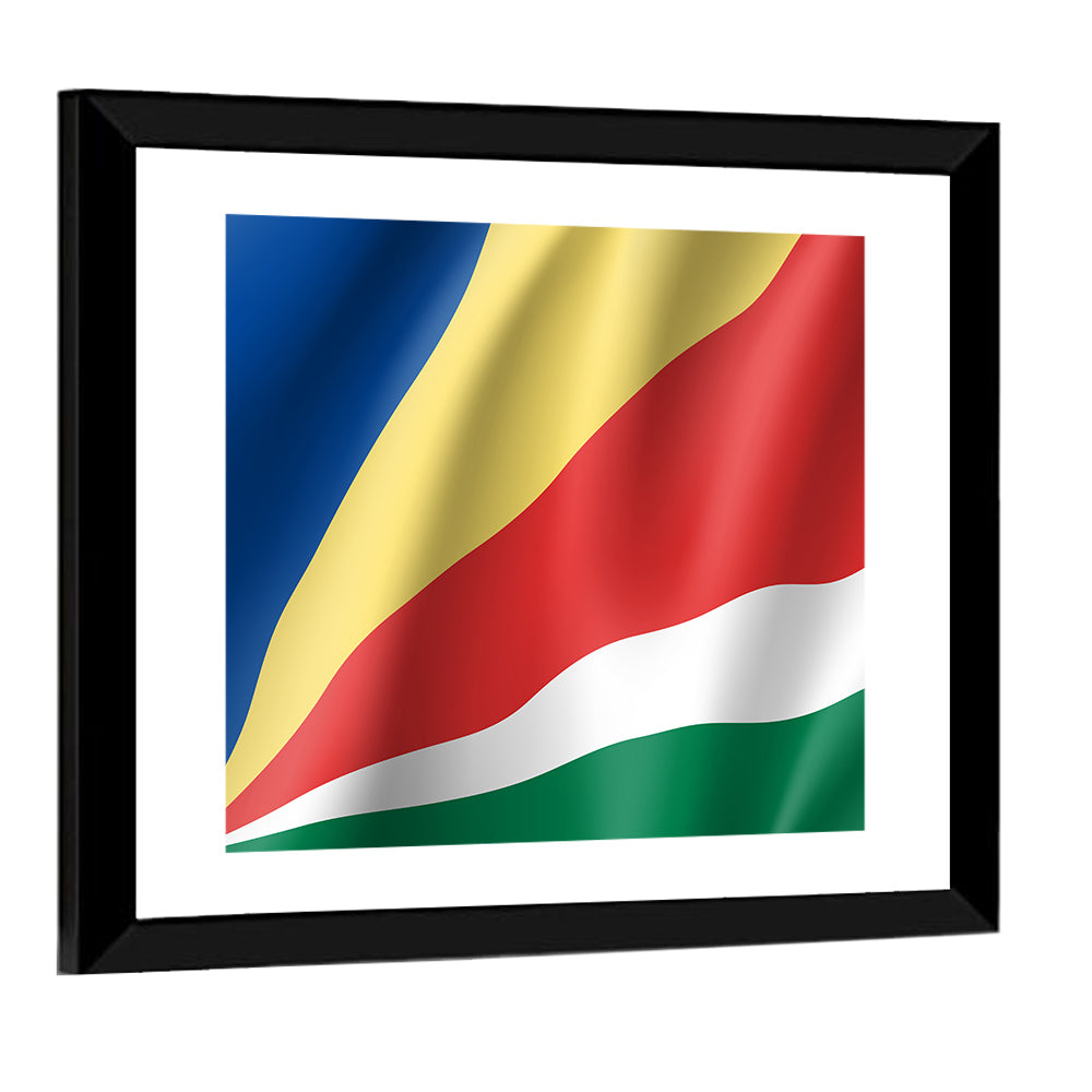 Seychelles Flag Wall Art