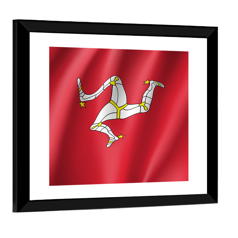 Isle of Man Flag Emblem Wall Art