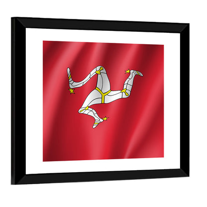 Isle Of Man National Flag Wall Art