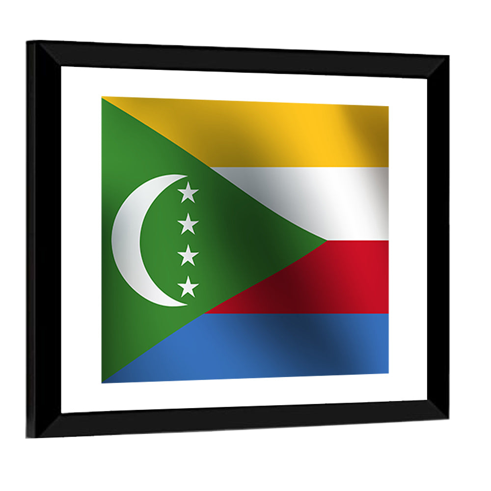 Comoros National Flag Wall Art