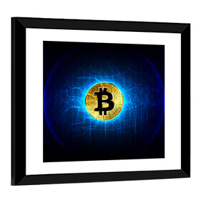 Bitcoin Digital Currency Wall Art