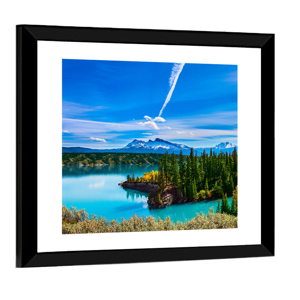 Abraham Lake Shoreline Wall Art