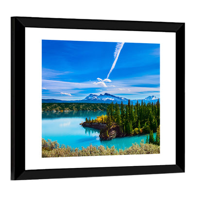 Abraham Lake Shoreline Wall Art