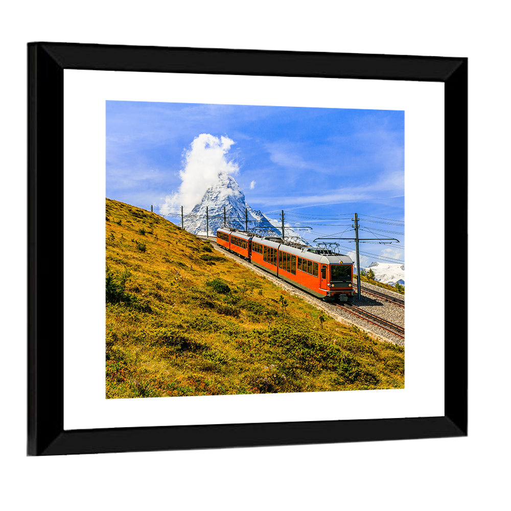 Gornergrat Railway at Zermatt Wall Art