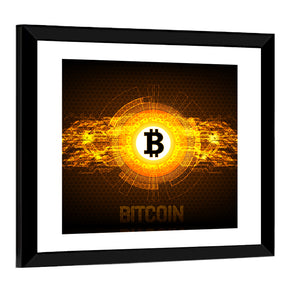 Futuristic Digital Money Wall Art