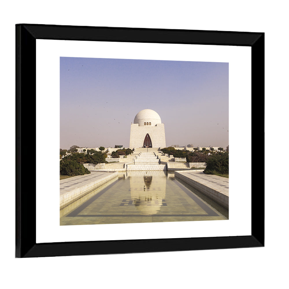 Mazar-e-quaid Mausoleum Reflecting Pool Wall Art