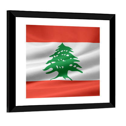 Flag Of Lebanon Wall Art