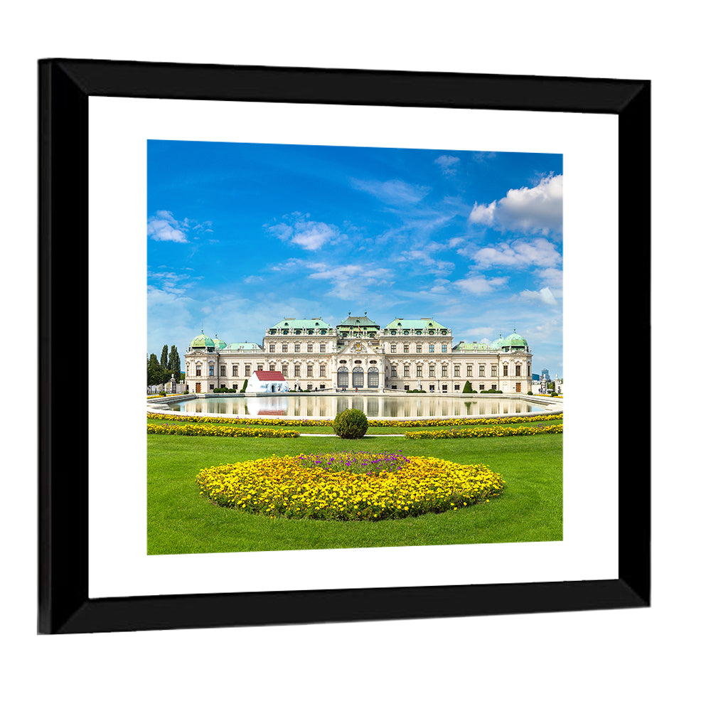 Belvedere Palace Garden View, Vienna Wall Art