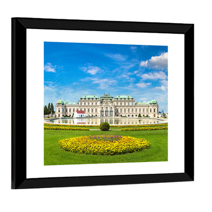 Belvedere Palace Garden View, Vienna Wall Art