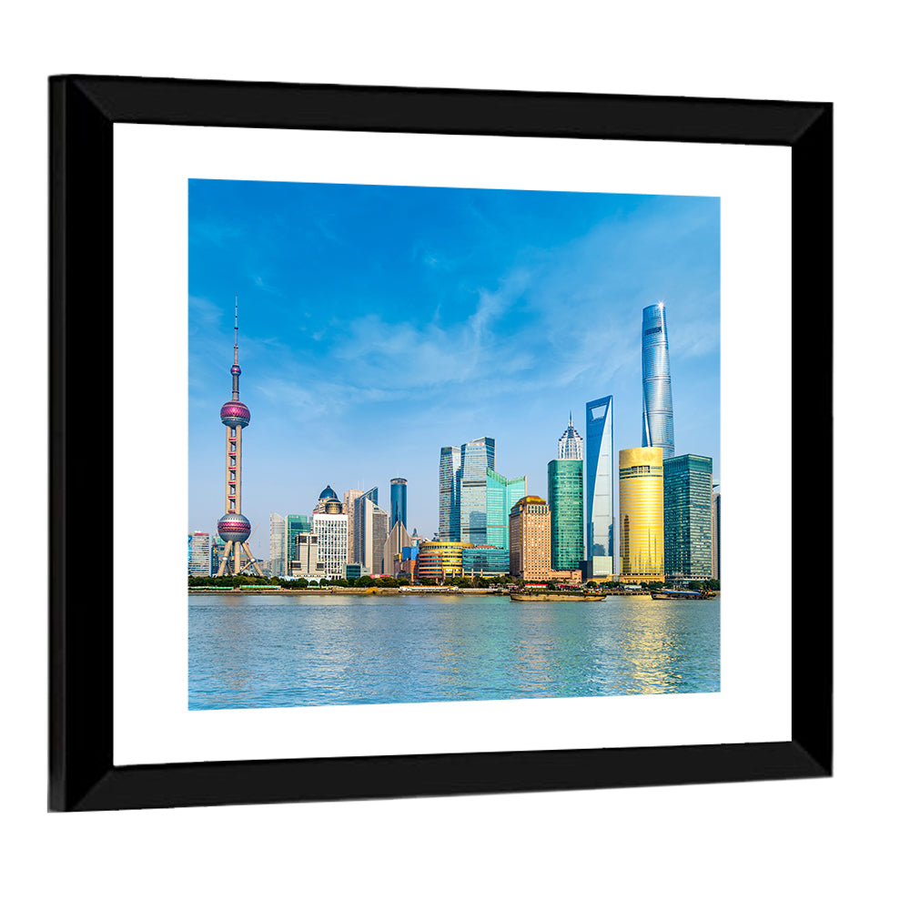 Lujiazui Skyline Shanghai Wall Art