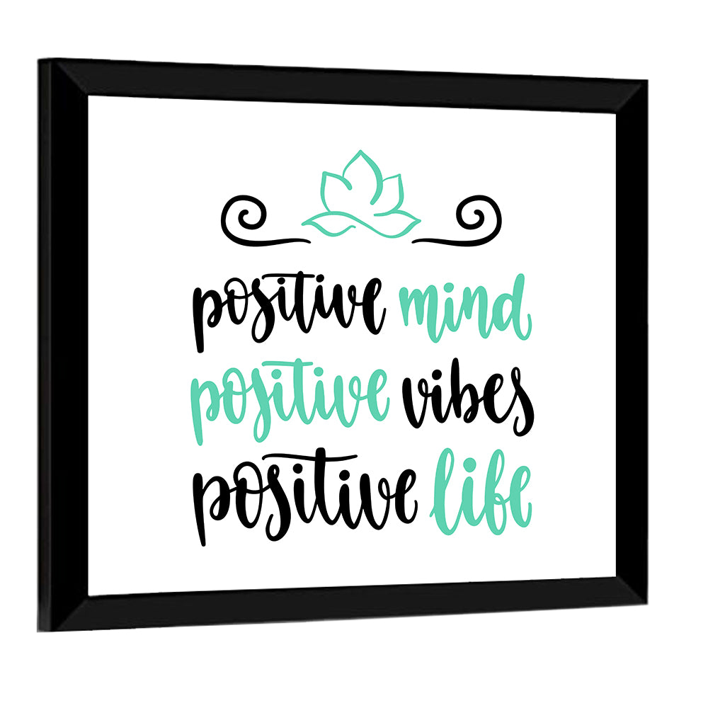 Lotus Yoga Inspirational Quote Wall Art