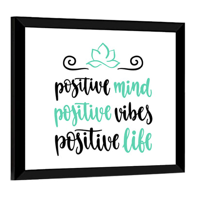 Lotus Yoga Inspirational Quote Wall Art