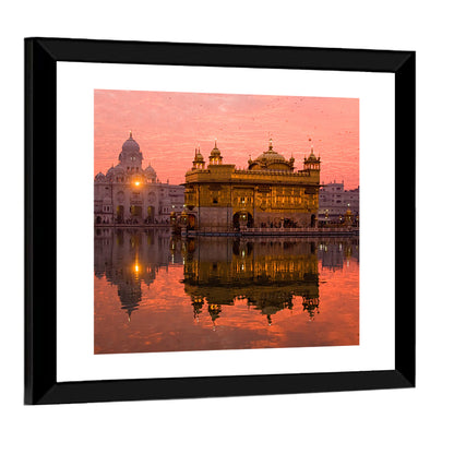 Golden Temple at Sunset, Amritsar Wall Art