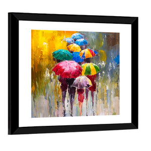 Rainy Day Oil Painting Wall Art