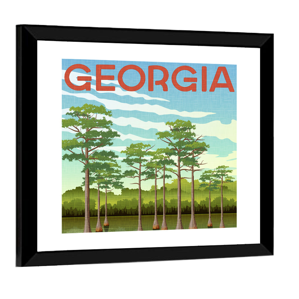 Georgia Cypress Swamp Wall Art