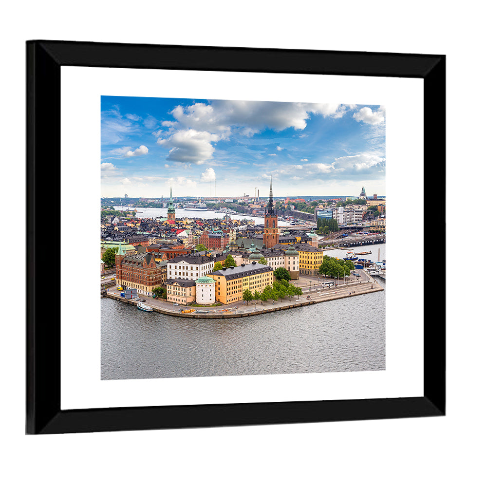 Gamla Stan Harbor, Stockholm Wall Art