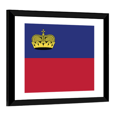 Liechtenstein National Flag Wall Art