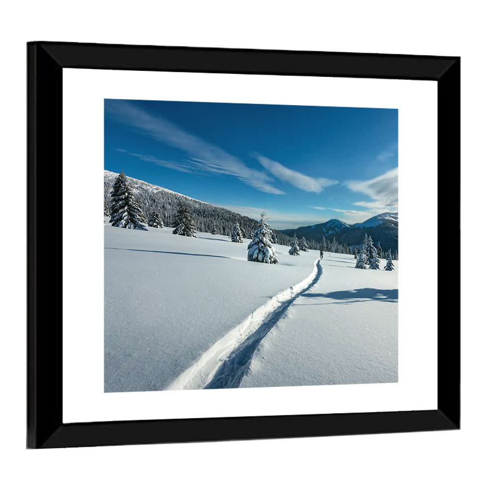 Snowy Carpathian Trail Wall Art
